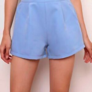 A/X Armani Exchange Periwinkle Blue High Waist Shorts Size 25